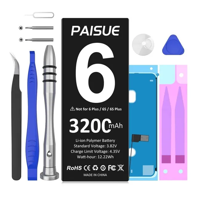 Paisue Bateria Para iPhone 6 Nueva 2022 Mejorada Ultra 0