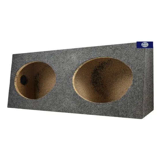 Cajon Doble Para Bocinas 6x9 Radox 045-415 Forrado Acustico