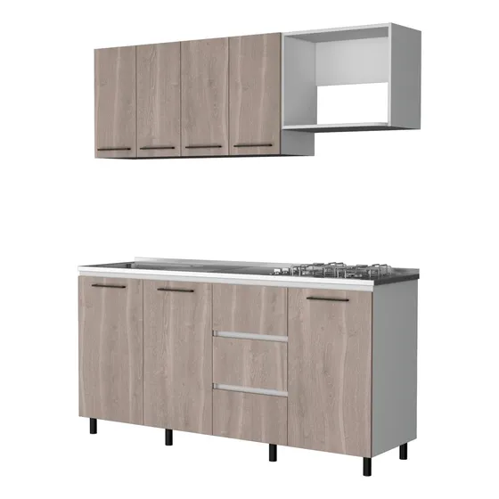 Cocina 180 Erie Rta Bardolino Blanco Meson Color Bardolino Blanco Meson IZQ
