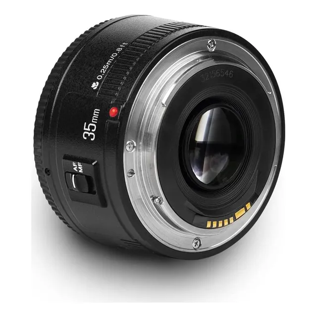Lente Yongnuo Yn35mm F2 Af/mf Gran Angular 25cm Para Canon