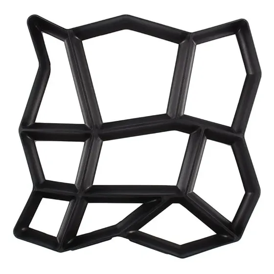 Forma Caminho De Pedra Jardim Facil Uso 9 Pedras Estradinha Preto 39 Cm 39 Cm