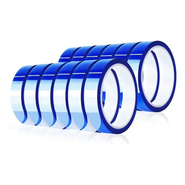 Cinta Térmica Azul Alta Temperatura 12 Rollos Para Sublimaci