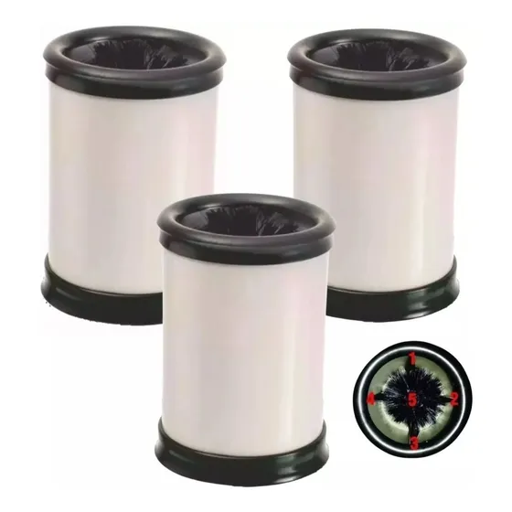 Kit Com 03 Unidades Lavador De Copos Para Bar Restaurante