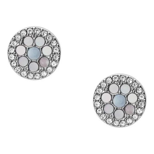 Aretes Mujer Fossil Classics Glitz Color Plateado