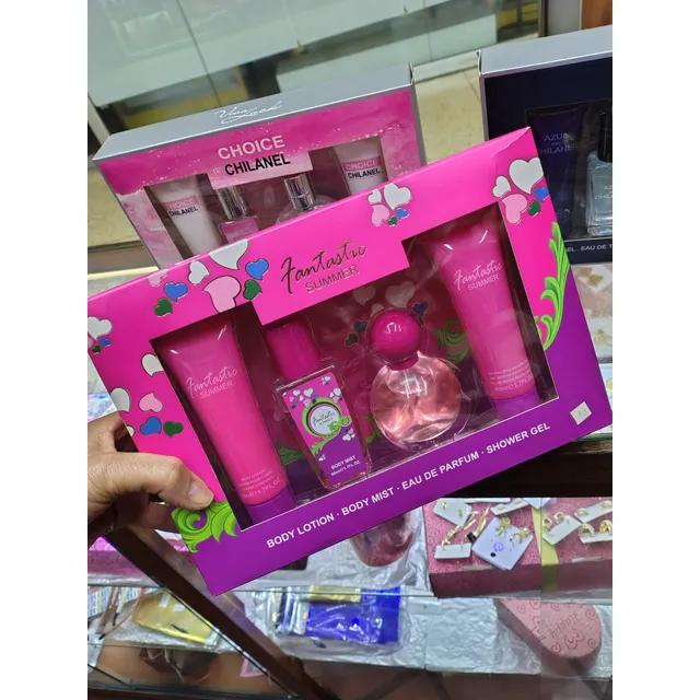 Regalo Caja  2 Perfumes +gel De Ducha + Crema Corporal