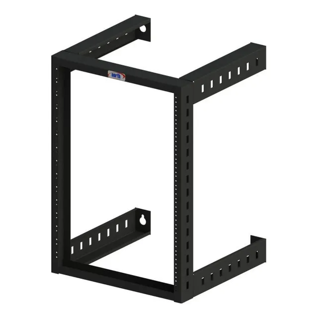 Rack Para Pared En Acero De 15ur 19x18.37 Negro North System