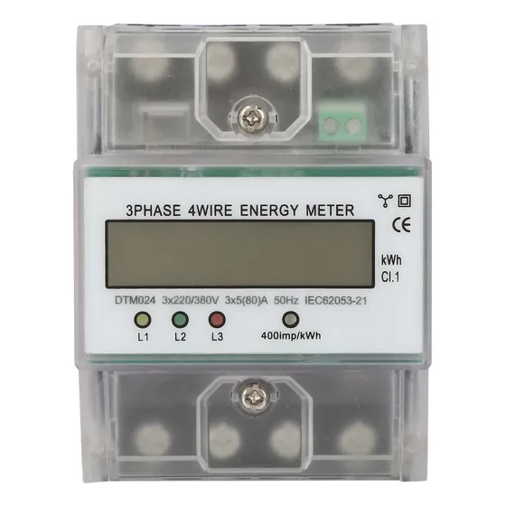 Medidor De Energía Electrónica Trifásica 4p Lcd 5-80a