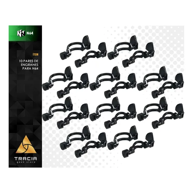 [ 10x Engranes Para Control Nintendo 64 ] Joystick 64 Tracia