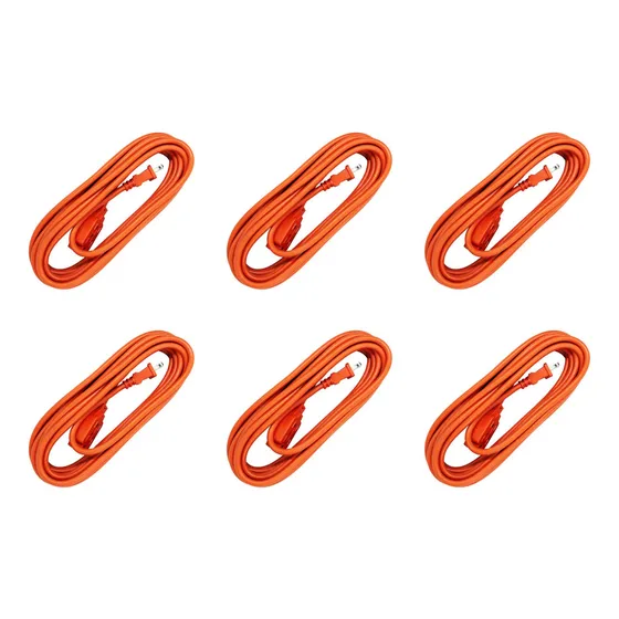 6 Extensiones Electricas Uso Rudo De 10m Cal. 16 Maple Tools