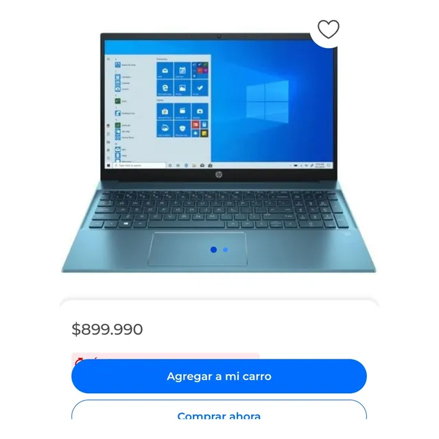 Hp Pavilion 15-eh0010la Amd Ryzen 7 16gb, 512gb Ssd.m2 15.6 