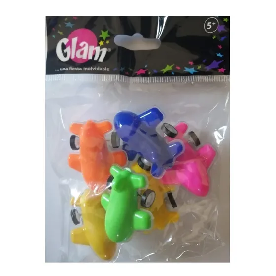 10 Mini Avioncitos Friccion Para Sorpresas De Cumpleaños