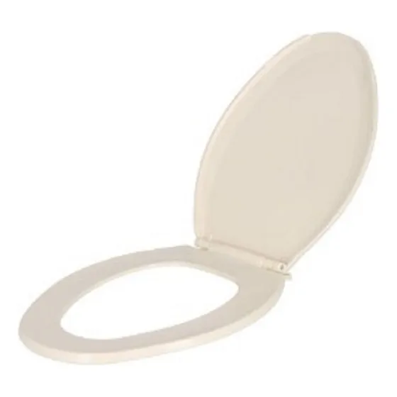 Tapa De Poceta Alongada Color Beige 18.5   Pulgadas