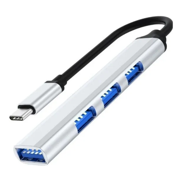 Hub Multiplicador Usb C 4 Puertos Usb 3.0 Extension Adapter