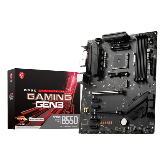 Msi Placa Base Para Juego Gaming Amd Pcie Sata Usb Gen Hdmi
