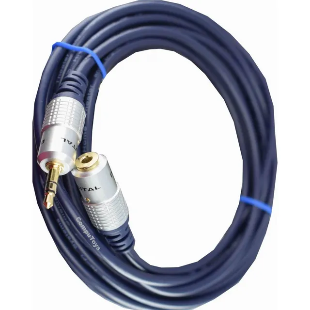 Cable Extensor Stereo Plug Macho Jack Hembra 5.5 M Computoys