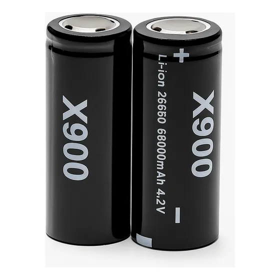 2 Baterias Recarregável 26650 T9 P90 X9 4.2v Lanterna Tática