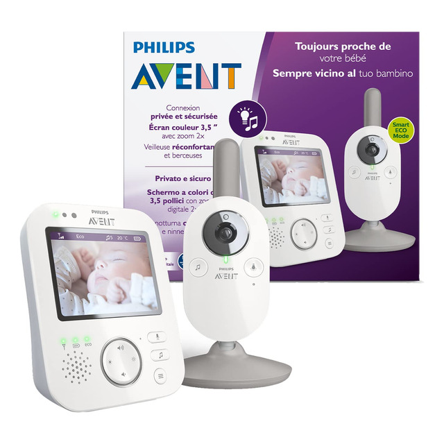 Monitor De Bebê Philips Avent Digital Com Câmera E Áudio 3.5 Monitor De Bebê Philips Avent Digital Com Câmera E Áudio 3.5
