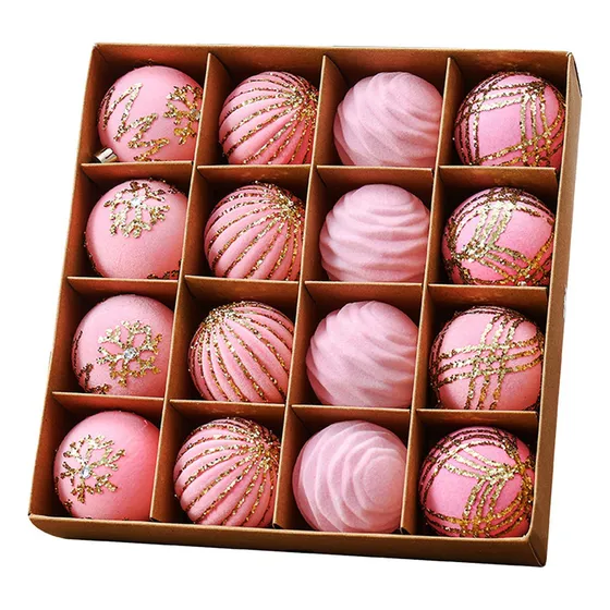 . Set De Bolas De Decoración Navideña H 9761 Para Colgar El