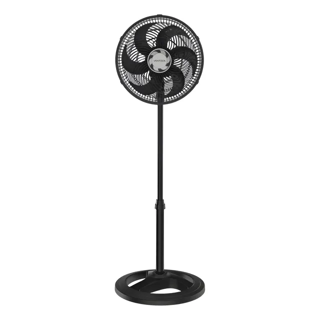 Ventilador Oscilante De Coluna Ventisol 30cm Turbo 6 Pás Preto
