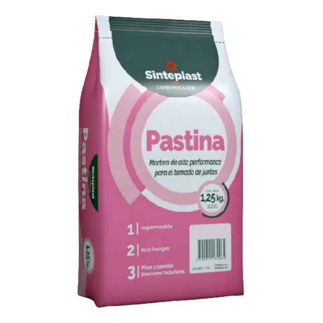 Pastina Pisos Y Paredes Junta Ancha De Sinteplast X 1,25 Kg