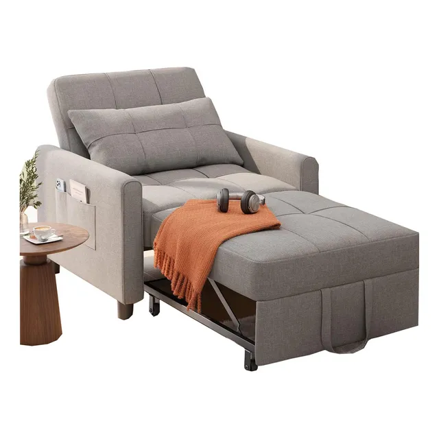 Porik Sofá Cama Sillón Reclinable Convertible 3 En 1