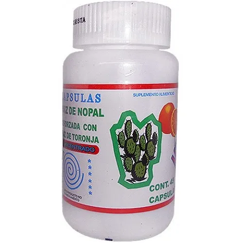 Raíz De Nopal Y Toronja, 45 Caps. 5fcos. 