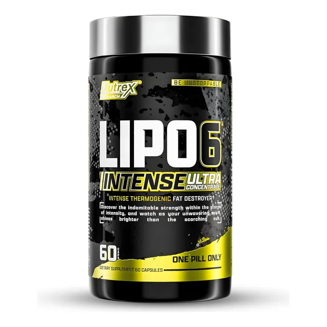Lipo 6 Intense 60 Caps Nutrex, Termogénico