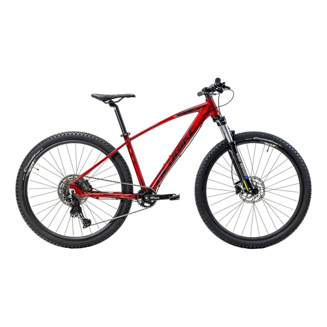 Bicicleta mountain bike Alubike XTA 2.0 2024 R29 tamaño del cuadro M color rojo