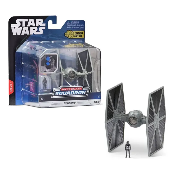 Star Wars Micro Galaxy Squadron Nave Tie Fighter Com Piloto