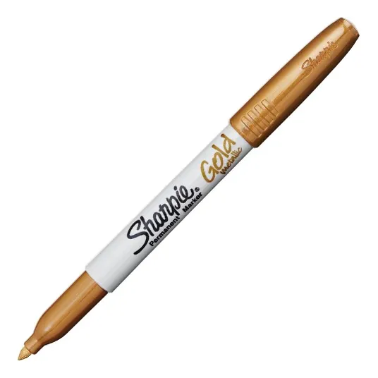 Marcador Permanente Color Dorado Sharpie