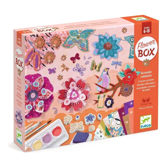 Box Flores Actividades Creativas Manualidades Dj09330 Djeco