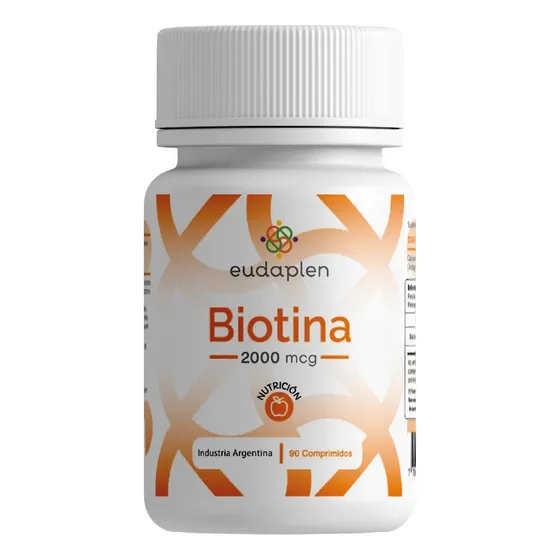 Biotina - 2000 Cgm - 90 Servicios - Eudaplen Sabor Neutro