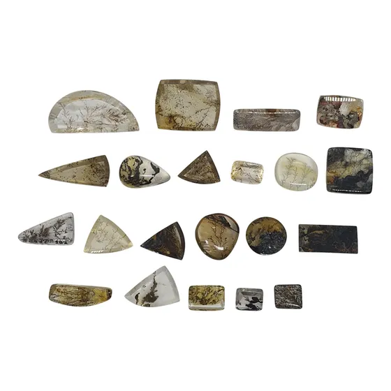 Lote Pedra Cristal Dendrita Natural Colecionar Revenda