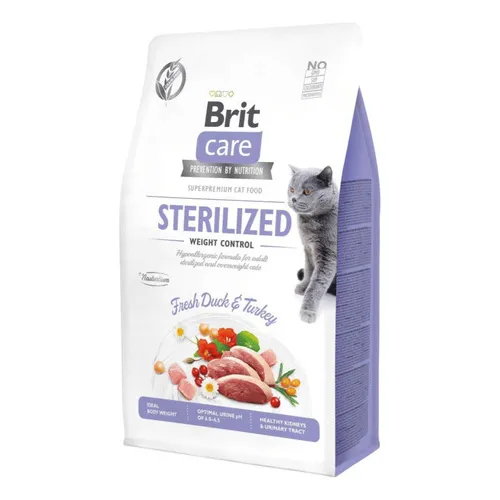 Brit Care Cat Sterilized Weight Control De Peso 7 Kg Gato