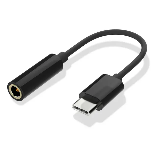 Cable De Audio Usb-c Para Jack 3.5mm (negro)