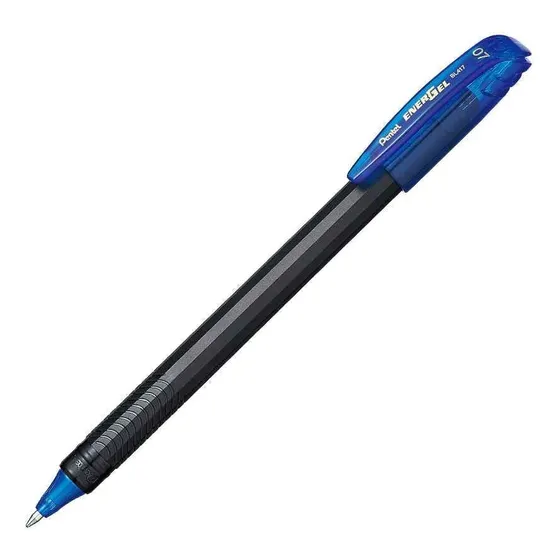 Lápiz Gel Pentel Energel Makkuro 0.7 Mm (caja 12 Und) Tinta Azul