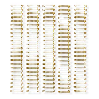 Arillo Metalico Paso 2:1 Dorado 1 PuLG Encuadernacion 20pz Arillo Metalico Paso 2:1 Dorado 1 PuLG Encuadernacion 20pz