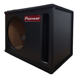 Cajon Porteado Para Subwoofer Pioneer 10 PuLG Negro Mdf 16mm Cajon Porteado Para Subwoofer Pioneer 10 PuLG Negro Mdf 16mm