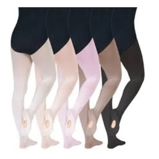 Meia Calça Ballet Bale Bailarina Supplex Com Furinho