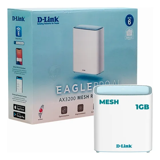 Router Wifi 6 Mesh Ax3200 Dlink Fibra Optica Aba Alexa Wpa3