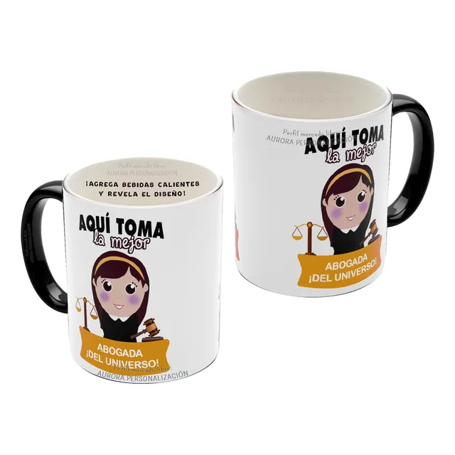 Mug Mágico Taza Profesión Abogada Derecho Regalo
