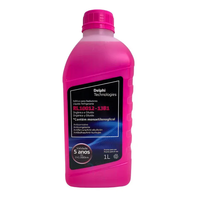 Aditivo para radiadores diluido Phi (listo para usar), rosa, 1 litro, Rl10012