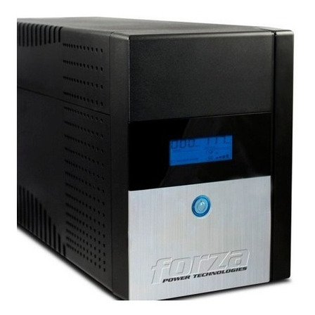 Ups Forza Regulador Voltaje 1500va 840w 4 Tomas Fx-1500lcd-c Color Negro Ups Forza Regulador Voltaje 1500va 840w 4 Tomas Fx-1500lcd-c Color Negro