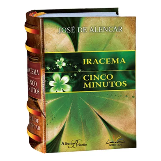 Livros Iracema E Cinco Minutos Dois Romances De Jose De Alencar Reunidos Em Única Edição Capa Dura Texto Integral Inclui Uma Folha Para Dedicatória Os Menores Livros Do Mundo