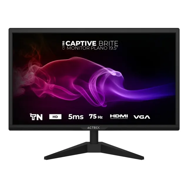 Monitor Plano Acteck 19.5  Captive Brite Cb195 Tn 75hz 