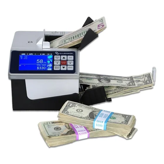 Detector De Billetes Falsos Accubanker D700 Portátil 