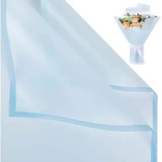 20 Sheet Flower Wrapping Paper (translucent Light Blue) 20 Sheet Flower Wrapping Paper (translucent Light Blue)
