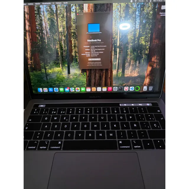 Apple Macbook Pro A2159 Gris Espacial 256gb Ssd