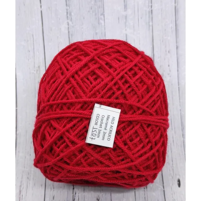 Hilo Macramé 100% Acrílico, 2mm Grosor, 1 Ovillo X 100gr 