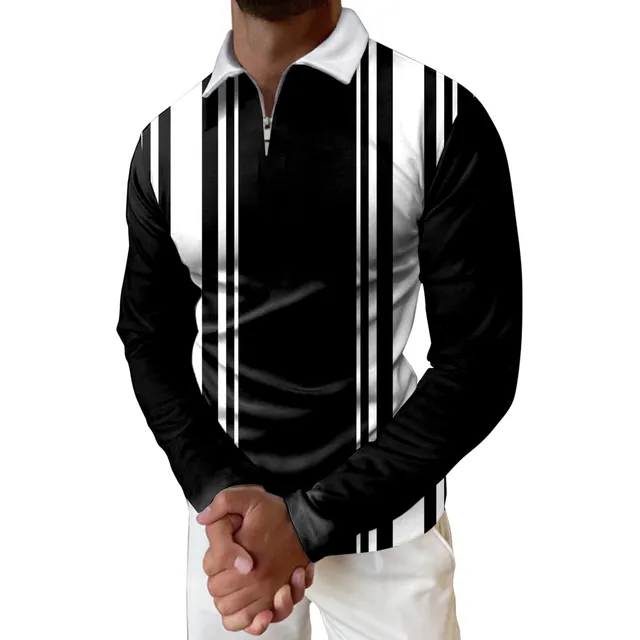 Uniforme Polo Golf Tecnologia Para Hombr Manga Larga Ajuste